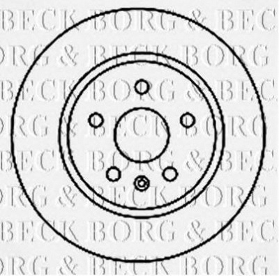 BORG & BECK bbd4766 -  Тормозной диск